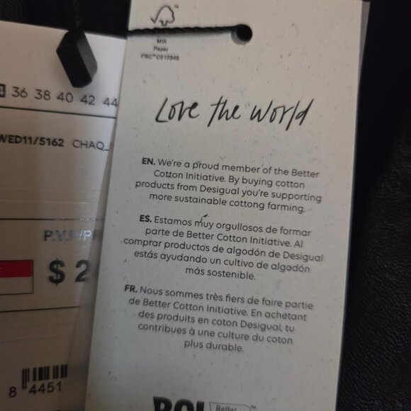 Black Floral Embroidered Denim Jacket NWT 34 - Picture 3 of 8